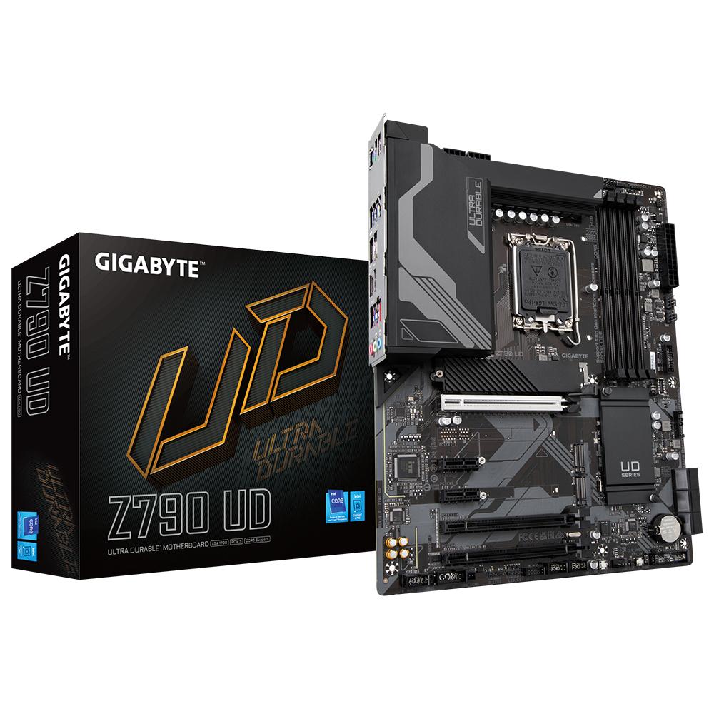 Bekijk afbeelding 1 van Gigabyte 1700 Z790 UD - DDR5/2xM.2/DP/HDMI/ATX